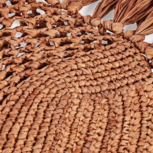 ꧁❤️HOST PICK❤️꧂ BTB LOS ANGELES Jayden Raffia Tote in SAND Color - Picture 5 of 11